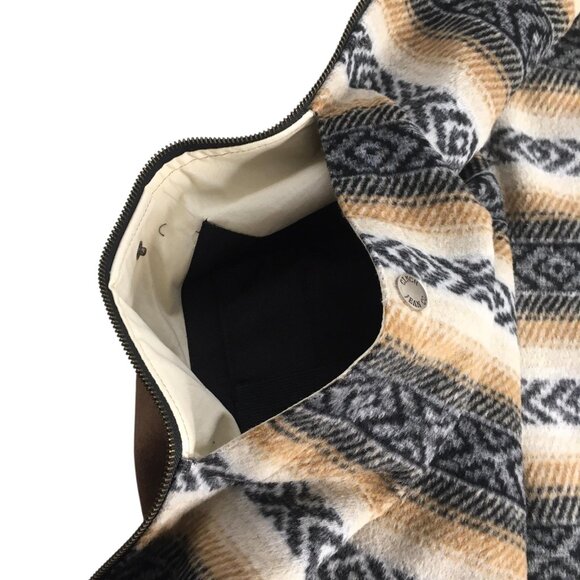 Cinch  Concealed Carry Vest Mens XXL Brown Black Wool Blend Western Aztec Lined - Picture 7 of 16